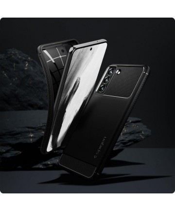 Spigen Rugged Armor Case for Samsung Galaxy S21 FE - Matte Black
