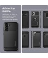 Spigen Rugged Armor Case for Samsung Galaxy S21 FE - Matte Black
