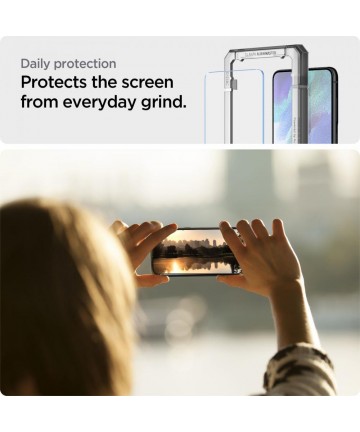 Spigen ALM Glas.tR tempered glass for Samsung Galaxy S21 FE - 2 pcs.