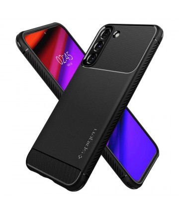 Spigen Rugged Armor Case for Samsung Galaxy S22 - Matte Black