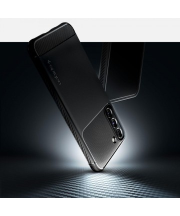 Spigen Rugged Armor Case for Samsung Galaxy S22 - Matte Black