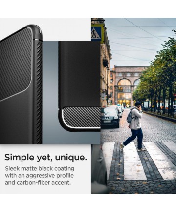 Spigen Rugged Armor Case for Samsung Galaxy S22 - Matte Black