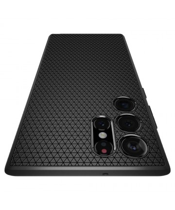 Spigen Liquid Air Case for Samsung Galaxy S22 Ultra - Matte Black