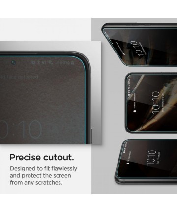 Spigen Glas.tR EZ Fit Tempered Glass for Samsung Galaxy S22 - 2 pcs.