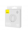 Baseus Halo Series magnetic ring (2 pcs/package) silver (PCCH000012)