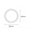 Baseus Halo Series magnetic ring (2 pcs/package) silver (PCCH000012)