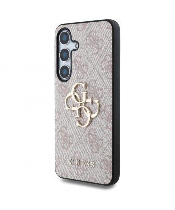 Guess Big 4G Logo Classic Logo Case for Samsung Galaxy S25 Plus Pink