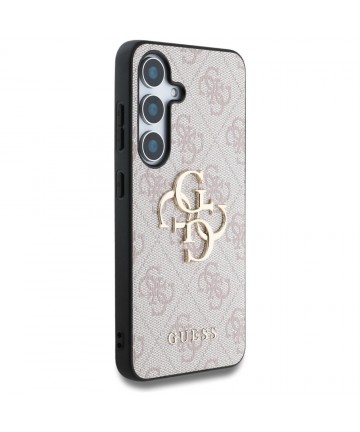 Guess Big 4G Logo Classic Logo Case for Samsung Galaxy S25 Plus Pink