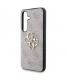 Guess Big 4G Logo Classic Logo Case for Samsung Galaxy S25 Plus Pink
