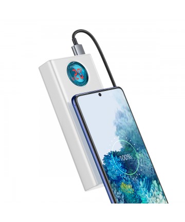 Baseus Amblight powerbank 65W 30000mAh Overseas Edition white (PPLG000102)
