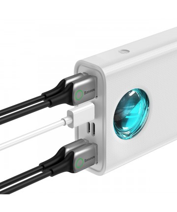 Baseus Amblight powerbank 65W 30000mAh Overseas Edition white (PPLG000102)