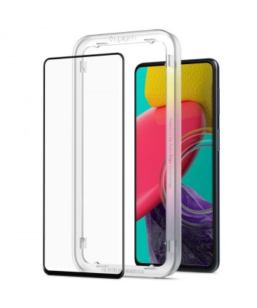 Spigen ALM Glass FC Tempered Glass for Samsung Galaxy M53 5G - Black