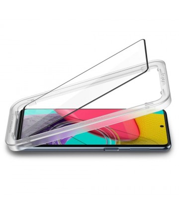 Spigen ALM Glass FC Tempered Glass for Samsung Galaxy M53 5G - Black