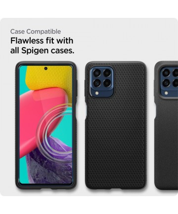 Spigen ALM Glass FC Tempered Glass for Samsung Galaxy M53 5G - Black