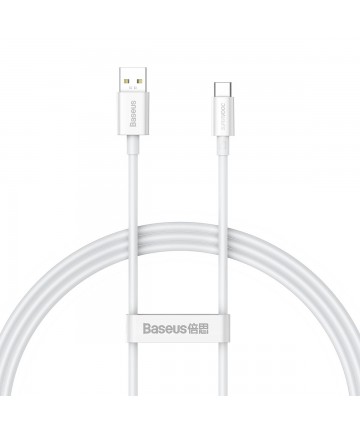 Baseus Superior Series SUPERVOOC USB-A to USB-C 65W 1m cable white