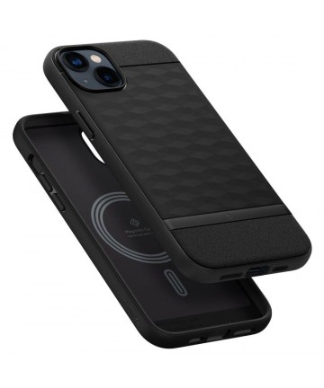 Caseology Parallax Mag MagSafe iPhone 14 Plus Case - Matte Black