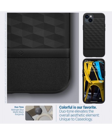 Caseology Parallax Mag MagSafe iPhone 14 Plus Case - Matte Black