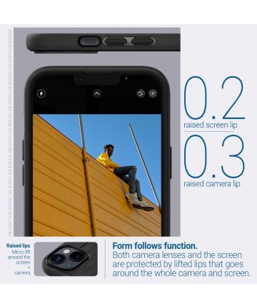 Caseology Parallax Mag MagSafe iPhone 14 Plus Case - Matte Black