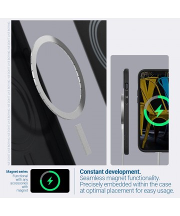 Caseology Parallax Mag MagSafe iPhone 14 Plus Case - Matte Black