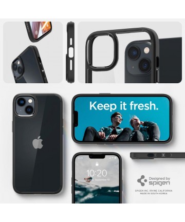 Spigen Ultra Hybrid iPhone 14 Plus Case - Matte Black