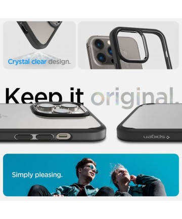 Spigen Ultra Hybrid iPhone 14 Pro Case - Matte Black