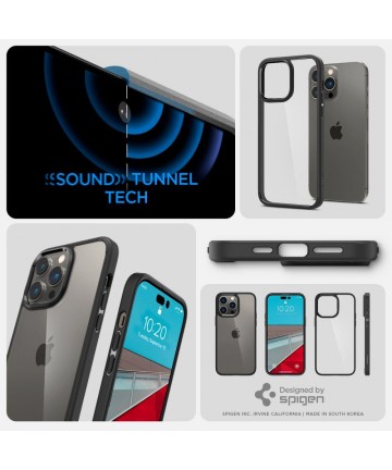 Spigen Ultra Hybrid iPhone 14 Pro Case - Matte Black