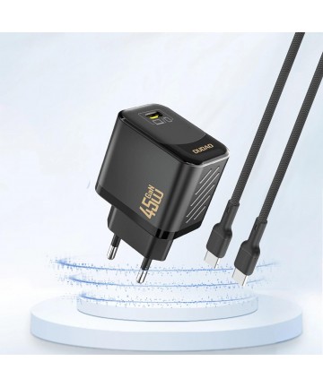 Dudao A28 45W GaN USB-C Wall Charger - Black