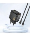 Dudao A28 45W GaN USB-C Wall Charger - Black