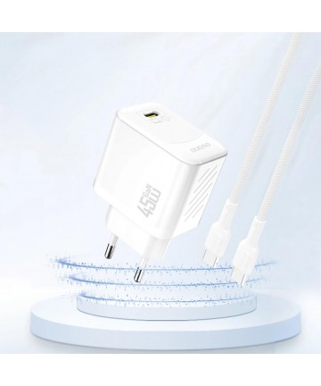 Dudao A28 45W GaN USB-C Wall Charger - White