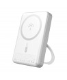 Dudao K28 10000mAh PD 22.5W MagSafe Powerbank with Metal Case and Ring Stand - Silver