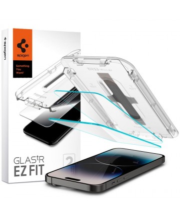 Spigen Glas.tR EZ Fit Tempered Glass for iPhone 14 Pro Max - 2 pcs.