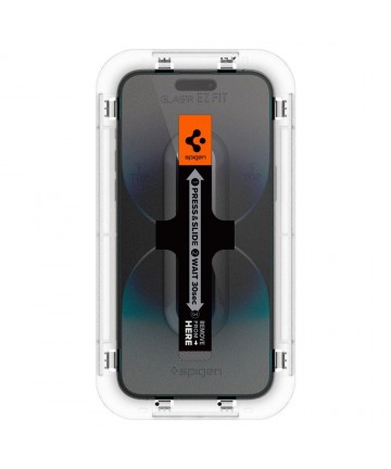 Spigen Glas.tR EZ Fit Tempered Glass for iPhone 14 Pro Max - 2 pcs.