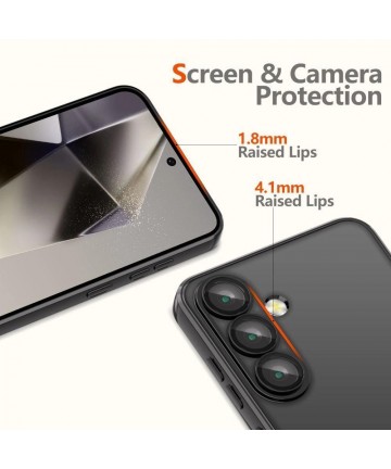 Tech-Protect MagFlex MagSafe Case for Samsung Galaxy A26 5G - Clear Black