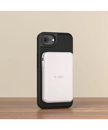 Tech-Protect Wallet MagSafe Case for iPhone 16e / 17e - Matte Black