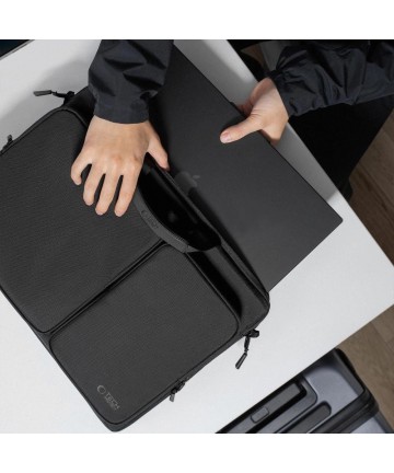 Tech-Protect Defender Bag for 17" Laptop - Black