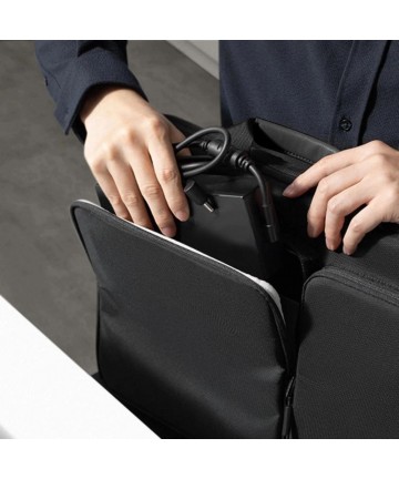 Tech-Protect Defender Bag for 17" Laptop - Black