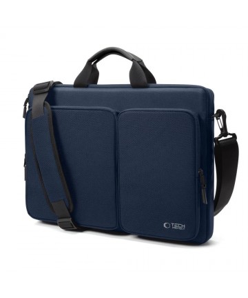 Tech-Protect Defender Bag for 17" Laptop - Navy Blue