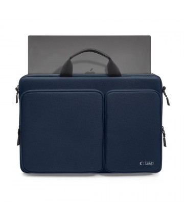 Tech-Protect Defender Bag for 17" Laptop - Navy Blue