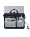 Tech-Protect Defender Bag for 17" Laptop - Navy Blue