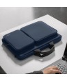Tech-Protect Defender Bag for 17" Laptop - Navy Blue