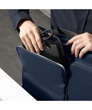 Tech-Protect Defender Bag for 17" Laptop - Navy Blue