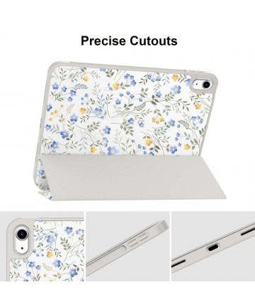 Tech-Protect SC Pen Case for iPad 10.9" 2022 (10th gen.) / 11" 2025 (11th gen.) - Daisies with Leaves