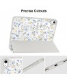 Tech-Protect SC Pen Case for iPad 10.9" 2022 (10th gen.) / 11" 2025 (11th gen.) - Daisies with Leaves