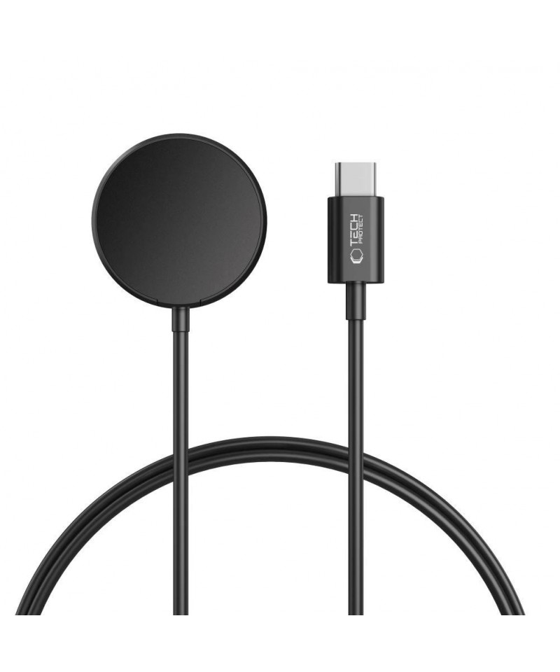 Tech-Protect MC03 UltraBoost Inductive Charger for Samsung Galaxy Watch USB-C 100cm - Black