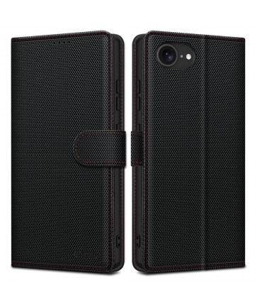 Tech-Protect Wallet Case for iPhone 16e / 17e - Black