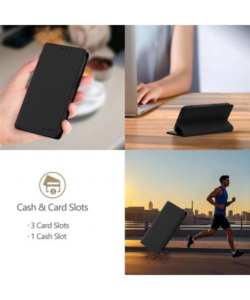 Tech-Protect Wallet Case for iPhone 16e / 17e - Black