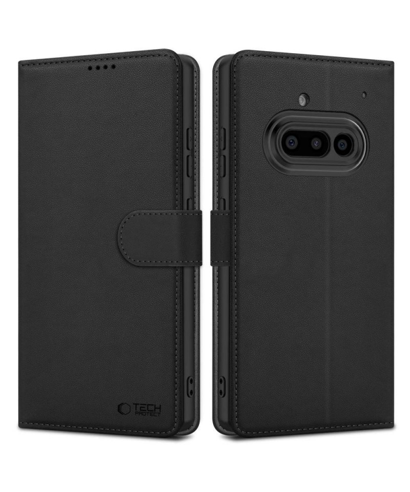 Tech-Protect Wallet Case for Nothing Phone 3A - Matte Black