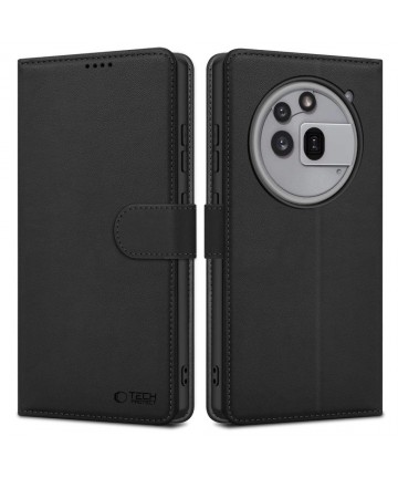 Tech-Protect Wallet Case for Nothing Phone 3A Pro - Matte Black