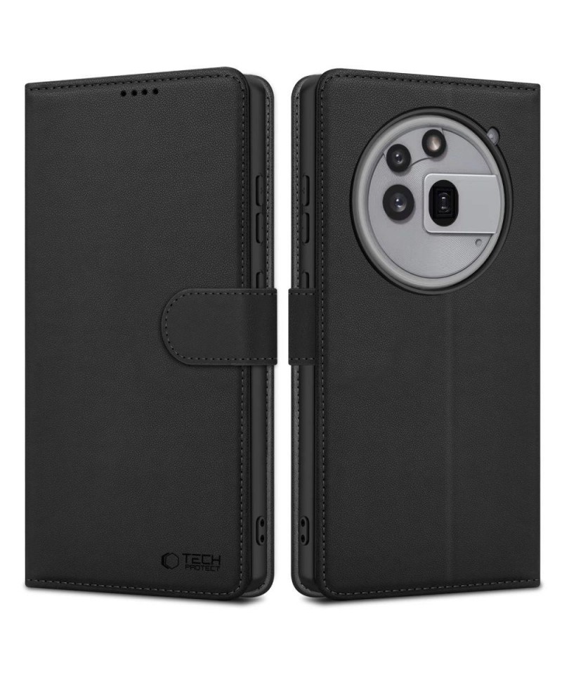 Tech-Protect Wallet Case for Nothing Phone 3A Pro - Matte Black