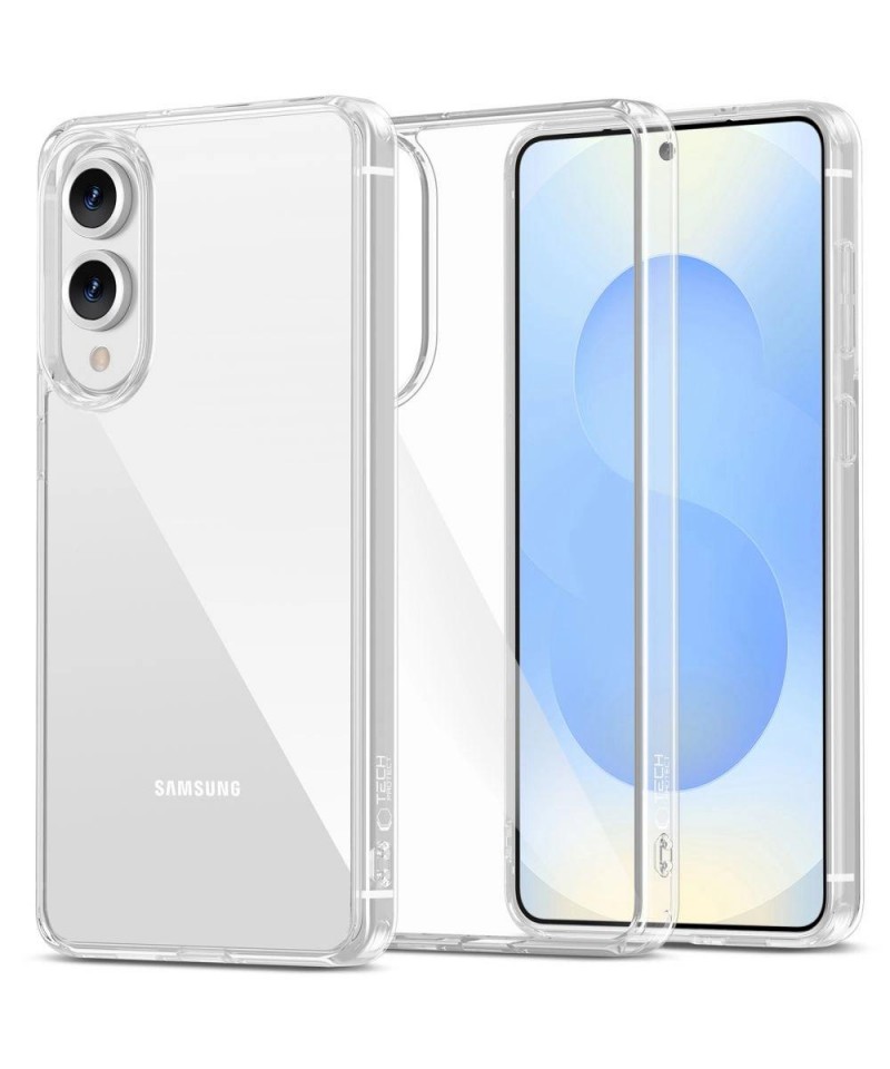 Tech-Protect FlexAir Hybrid Case for Samsung Galaxy S25 Edge - Clear